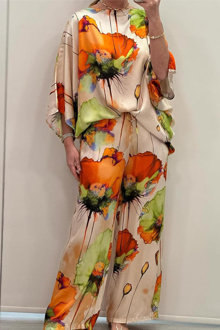 Komfortowy damski strój z wzorem