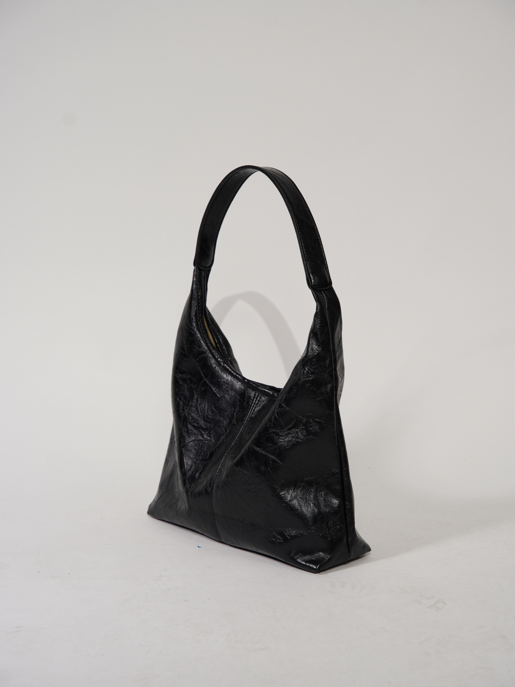 Large Retro Bag in Patinated Leather