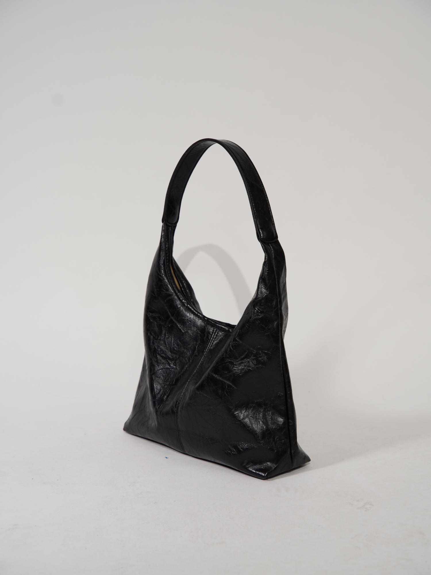 Large Retro Bag in Patinated Leather