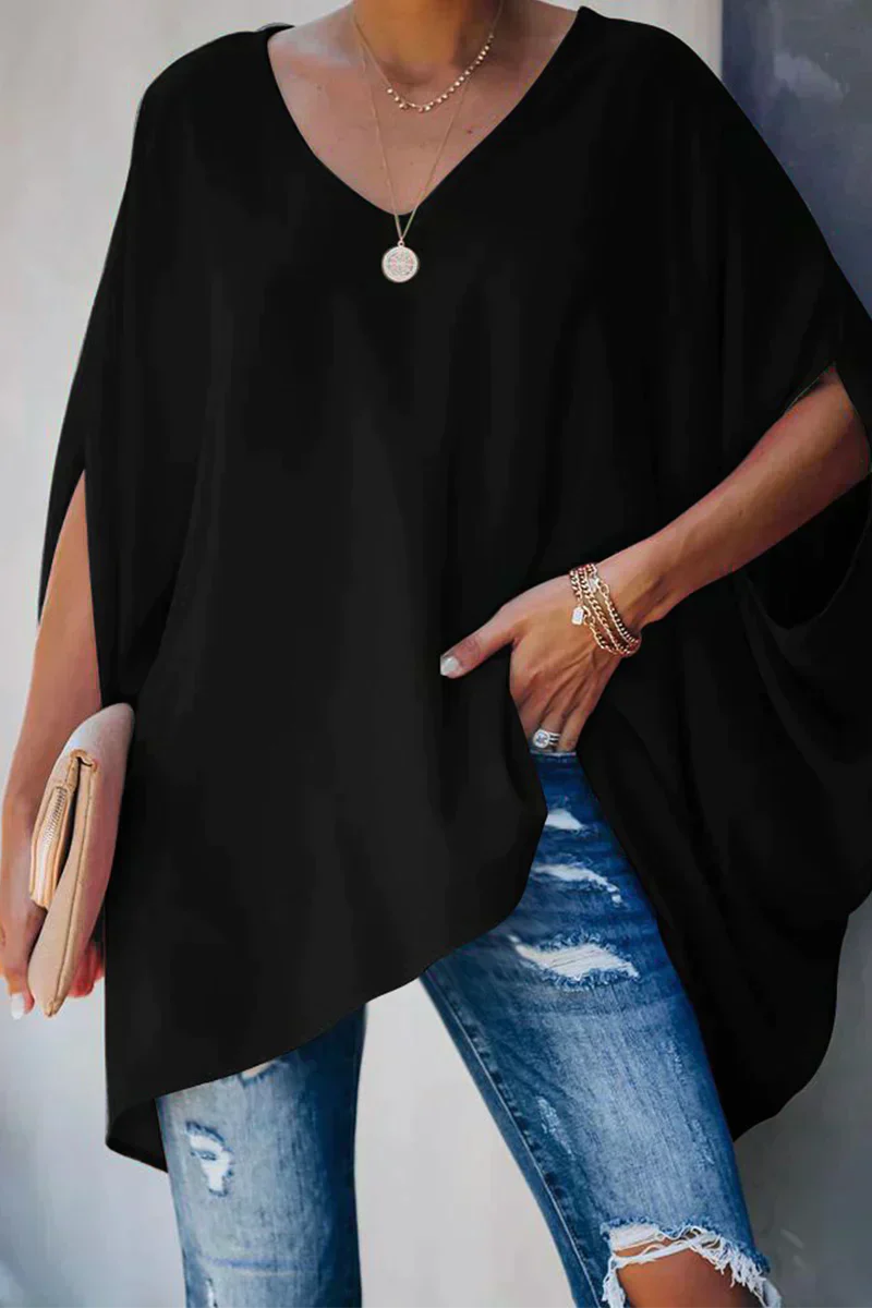 Fashionable Oversized Spring Blouse