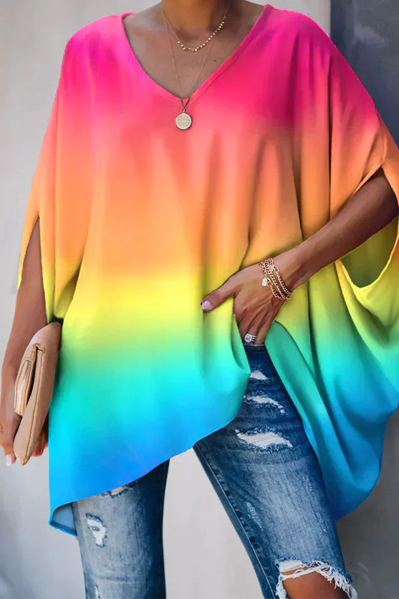 Fashionable Oversized Spring Blouse