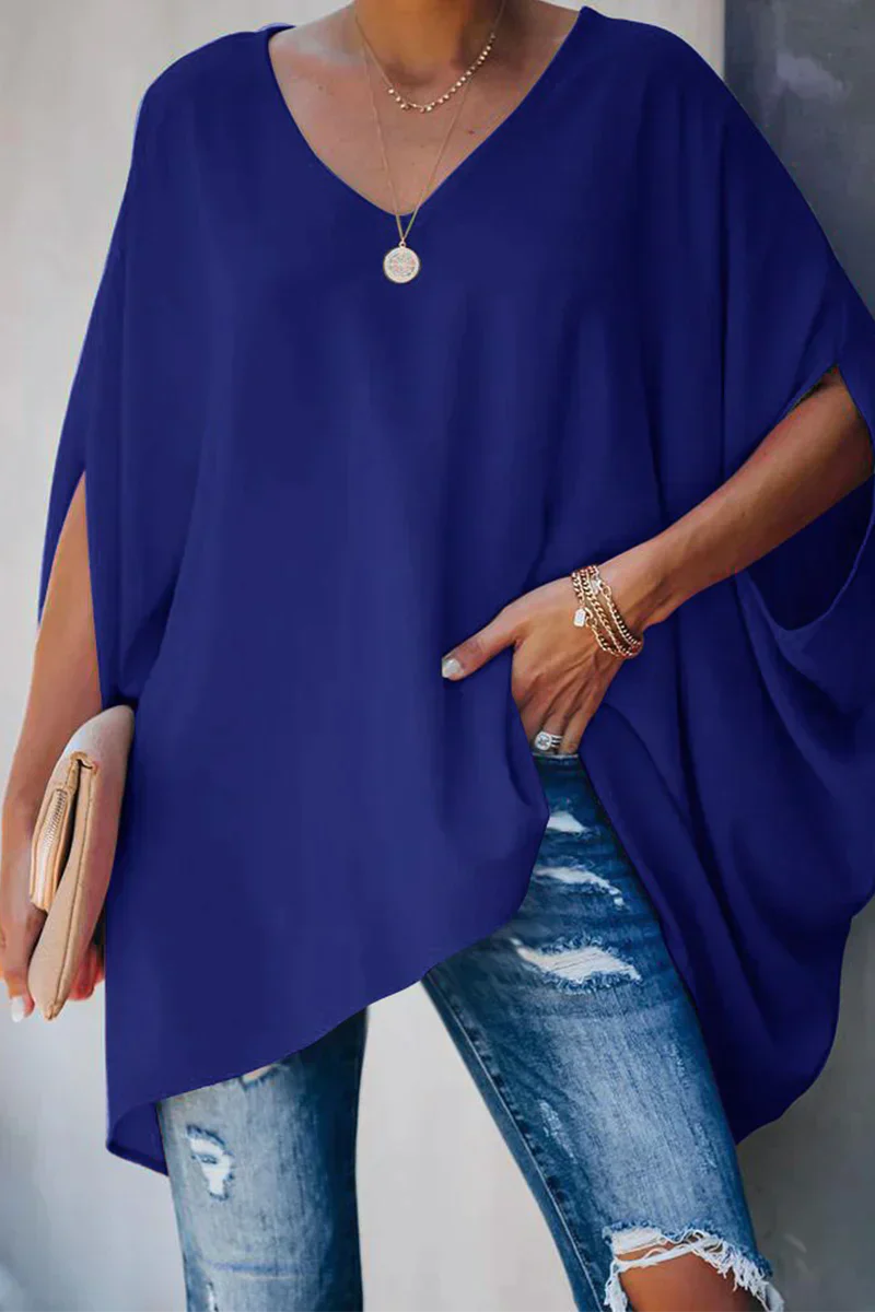 Fashionable Oversized Spring Blouse