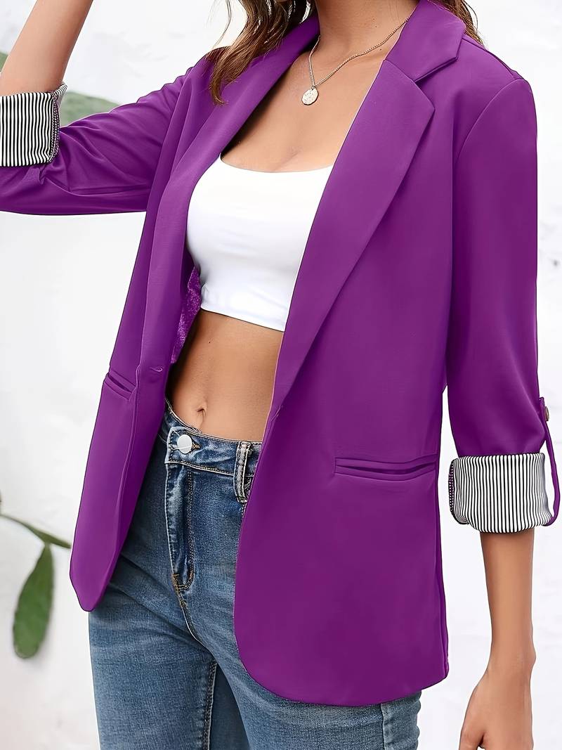 Stylowy Blazer dla Eleganckiego i Swobodnego Wyglądu