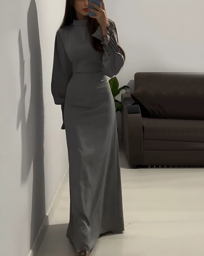 Długa elegancka sukienka damska