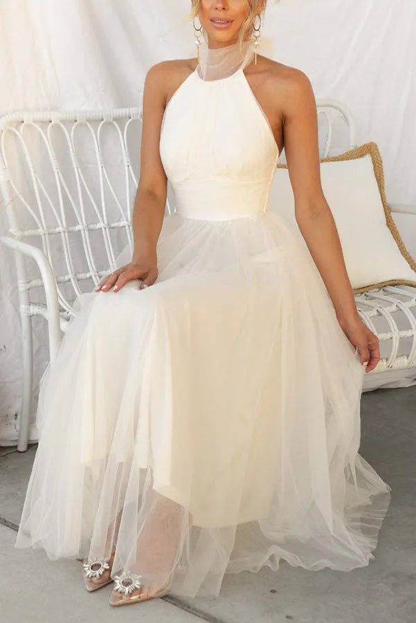 Wieczorowa sukienka na ramiączkach