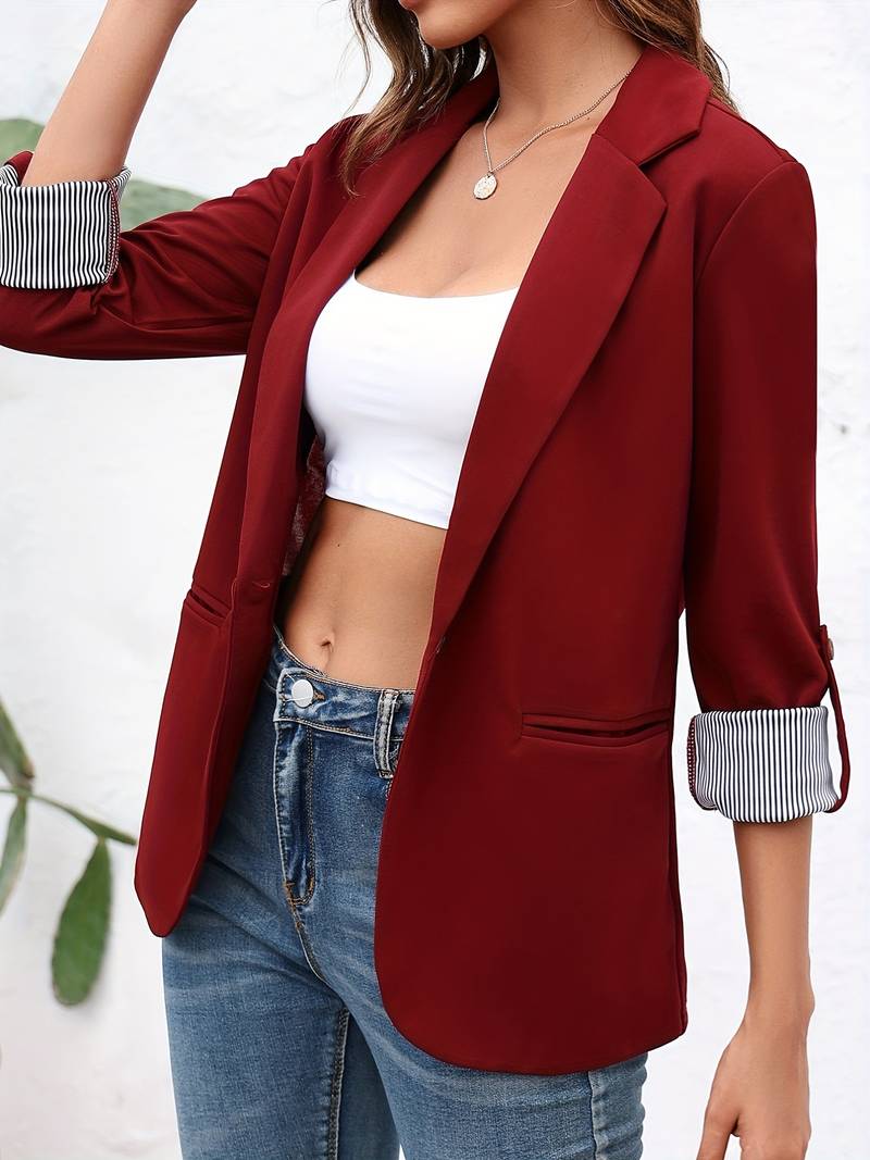 Stylowy Blazer dla Eleganckiego i Swobodnego Wyglądu