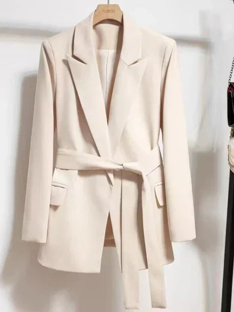 Emilia Blazer with Belt and Pockets