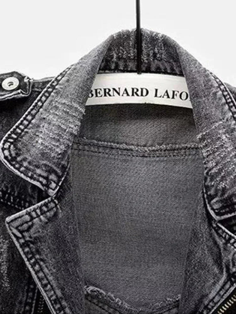 Damska Kamizelka Jeansowa