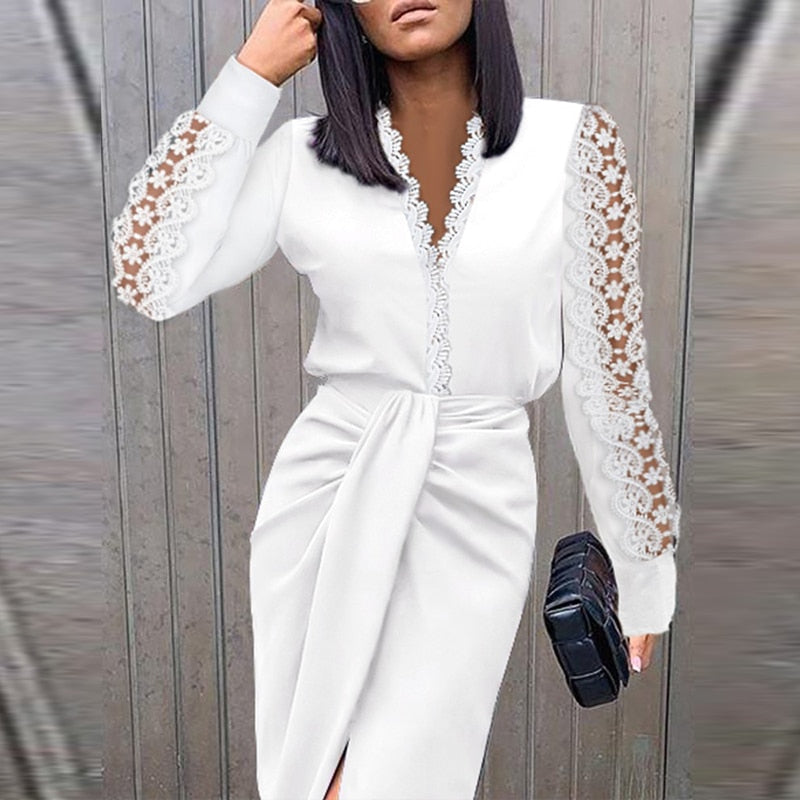 Stylowa długa suknia wieczorowa dla kobiet | Ekskluzywna sukienka koktajlowa