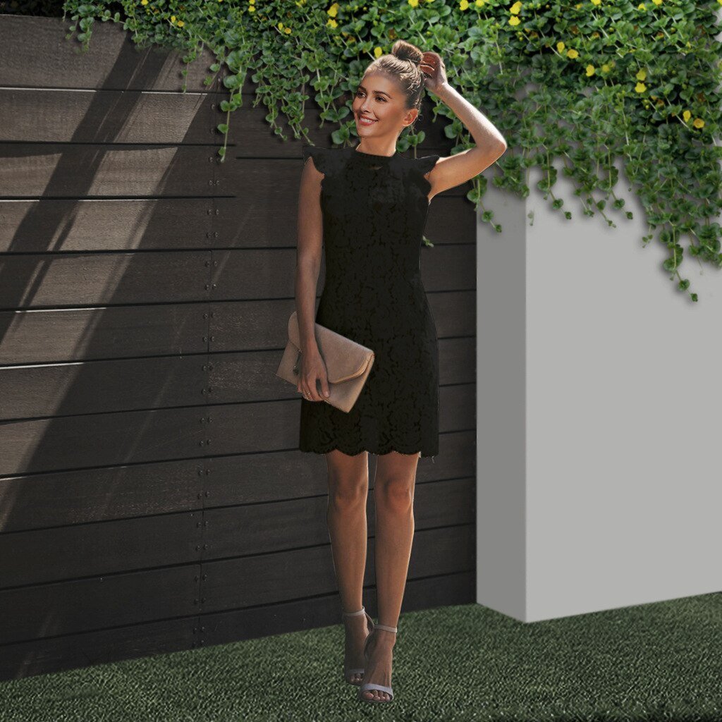 Stylowa koronkowa sukienka