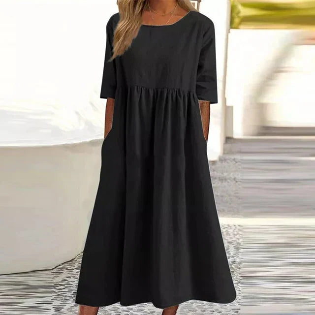 Odira - Stylowa sukienka z bawełny