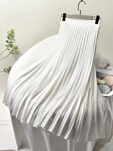 Stylowa plisowana spódnica damska