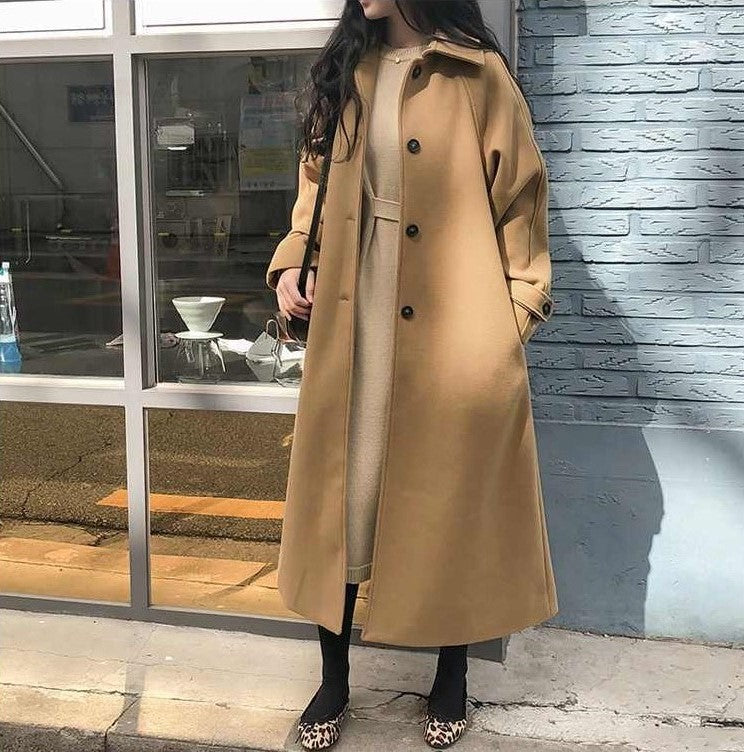 Modny Płaszcz w Rozmiarze Oversize