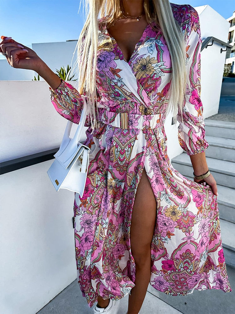 Niva - Stylowa Sukienka Midi