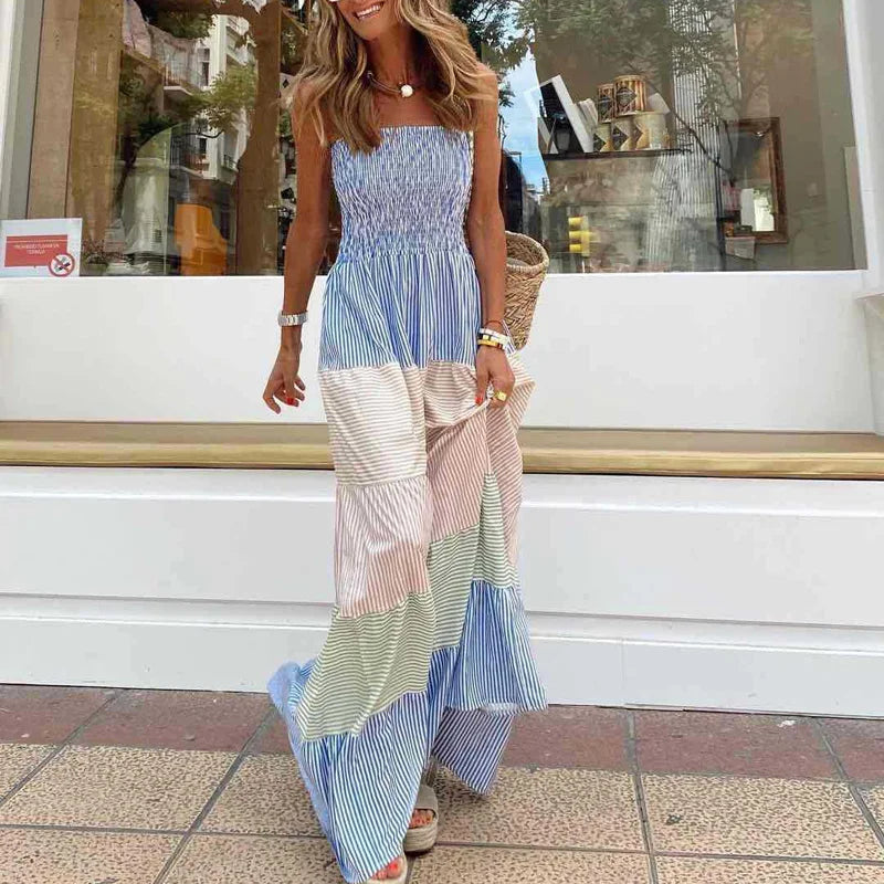 Maxi Sukienka w Stylu Boho Chic
