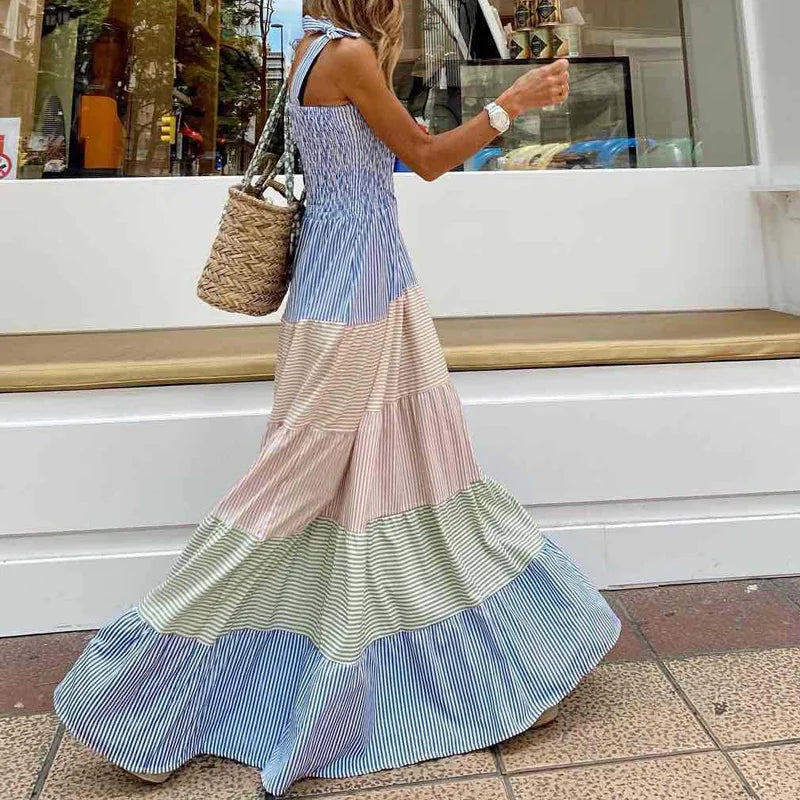Maxi Sukienka w Stylu Boho Chic