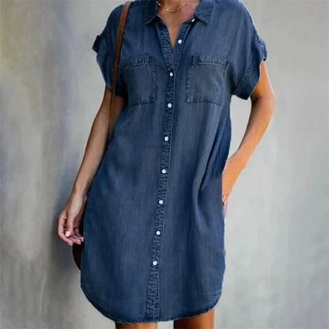 Brise d'Été Collection: "Dagen" Denim Dress
