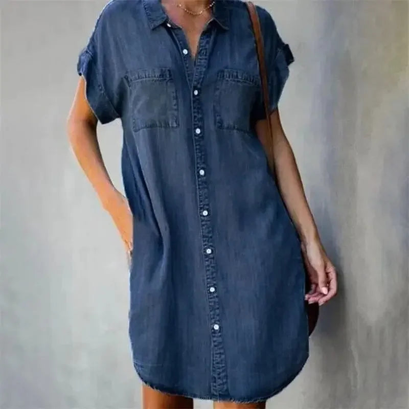Brise d'Été Collection: "Dagen" Denim Dress