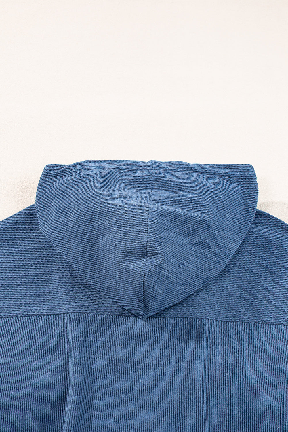 Teal Hoodie with Zipper and Drawstring