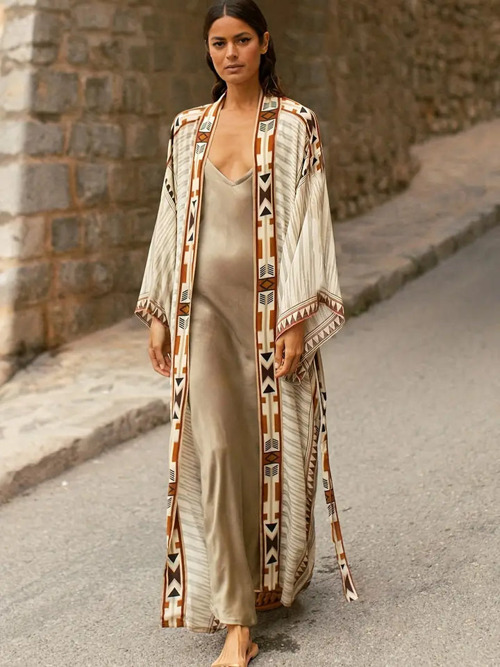 Boho-Style Kimono for Plus Size Individuals