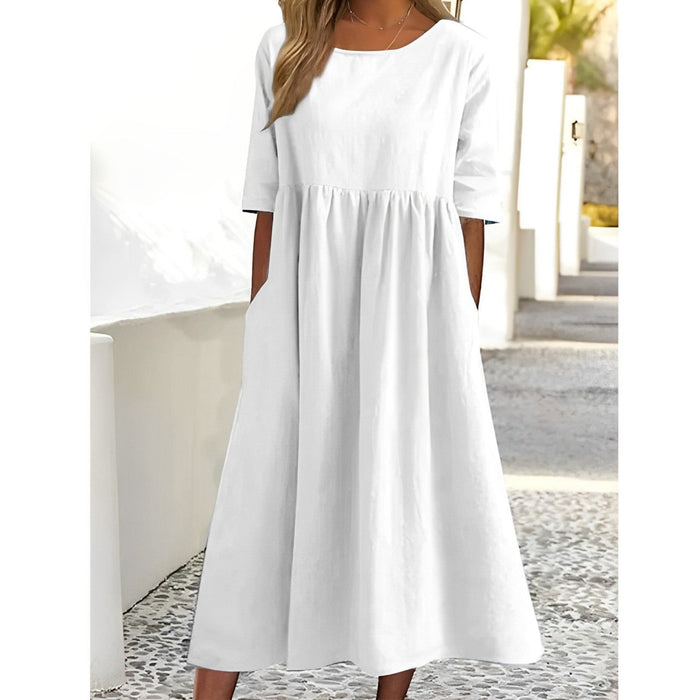 Helena - Ultra Comfortable Women's Summer Dress